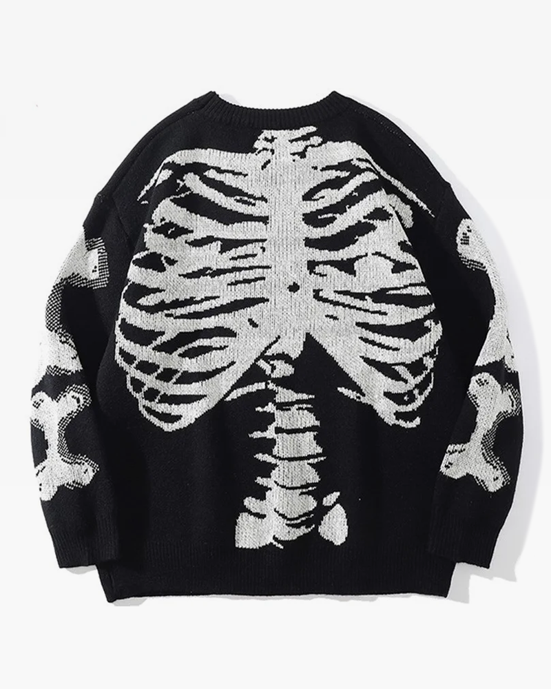 Ribcage Sweater black