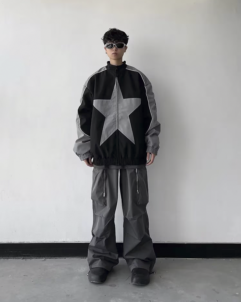 Star Jacket Y2K black