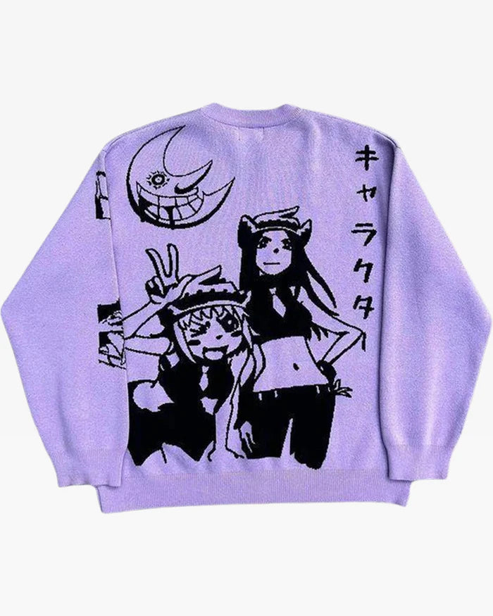 Soul Eater Sweater purple