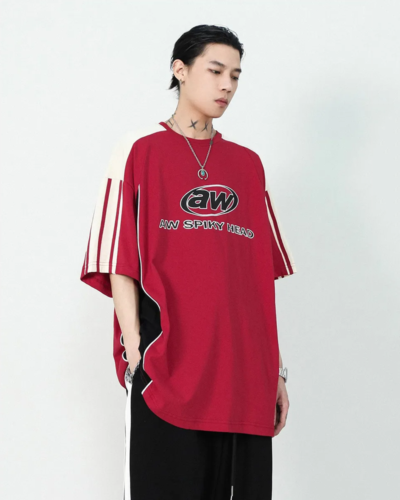 Vintage T Shirt Streetwear y2k craze red
