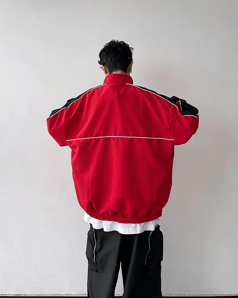 Star Jacket Y2K red
