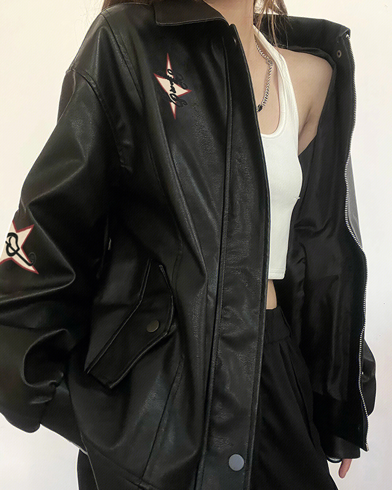 Jacket Rack Y2k Leather Jacket Y2K – Y2K Craze