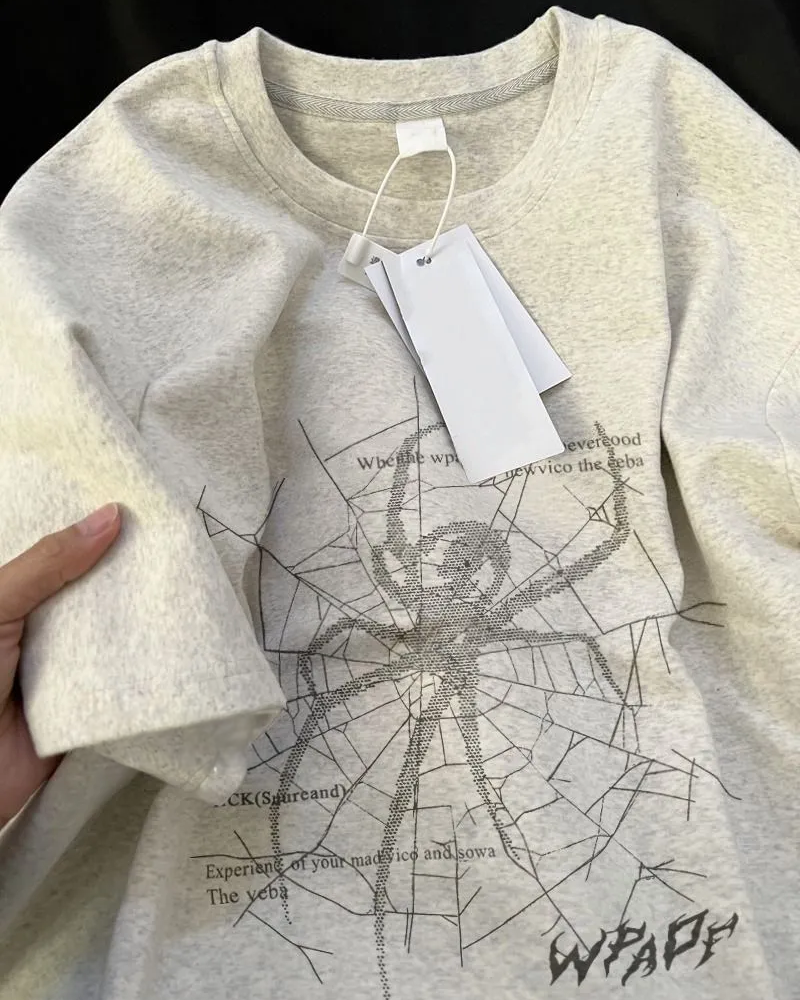 Spider T Shirt grey