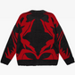 Red And Black Knit Sweater