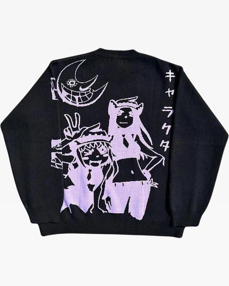 Soul Eater Sweater black