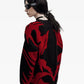 Red And Black Knit Sweater