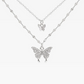 Double Butterfly Necklace