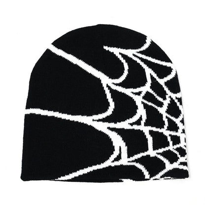 Spider Beanie Y2K black