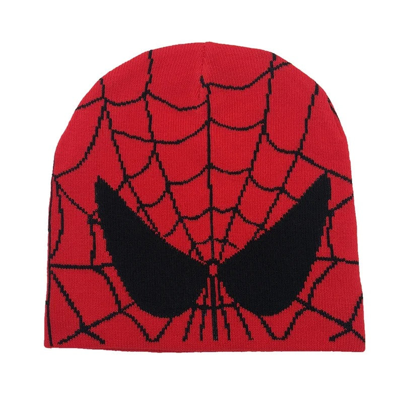 Y2K Spiderman Beanie red