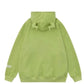 Y2K Devil Horn Hoodie green