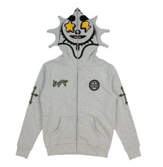 Y2K Glo Gang Hoodie gray