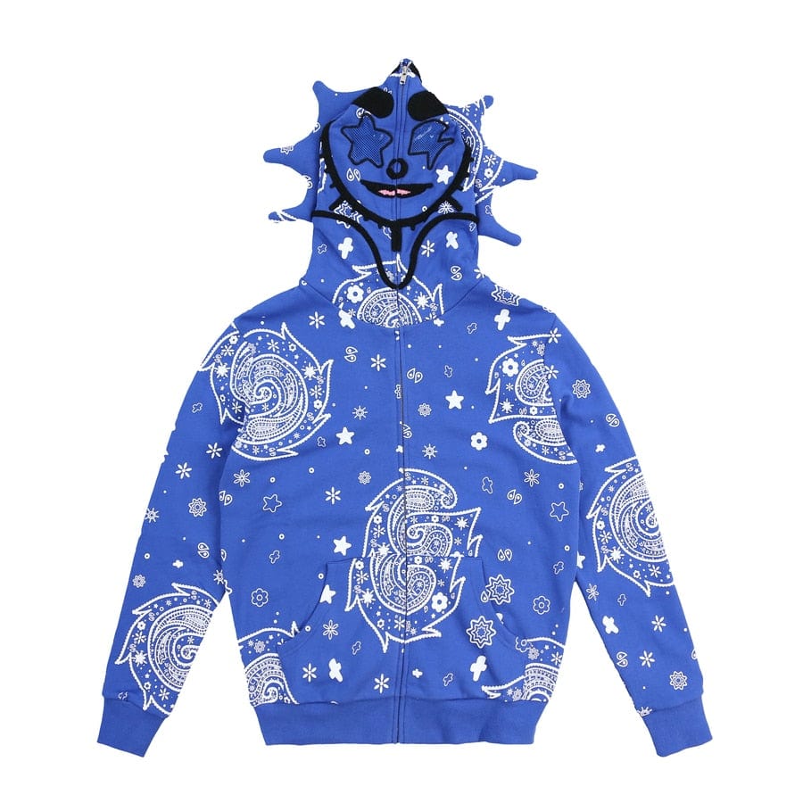 Y2K Glo Gang Hoodie blue