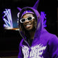 Y2K Rhinestone Skeleton Hoodies purple